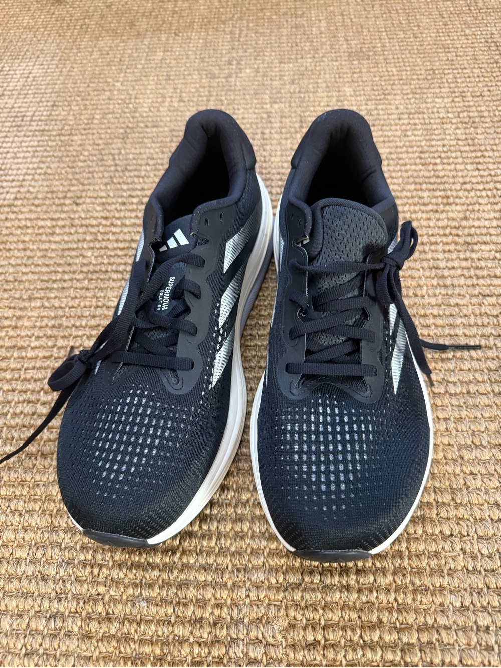 Men's black adidas sneakers like new-supernova
